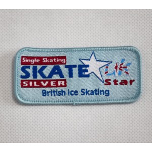 Skate Star Singles Badge Award - Silver