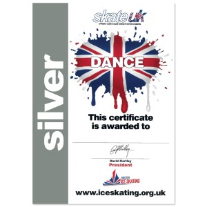 Skate Stars Dance Certificate - Silver