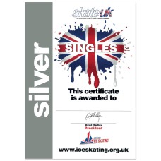 Skate Stars Singles Certificate - Silver