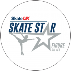 Skate UK Skate Stars Figure Pop Badge - Silver