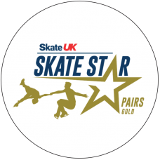 Skate UK Skate Stars Pairs Pop Badge - Gold