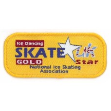 Skate Star Dance Badge Award - Gold 