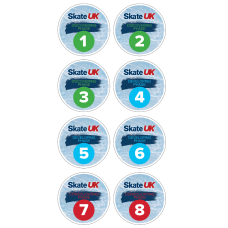 Skate UK Fundamentals Phase 1-8 Pop Badge Bundle