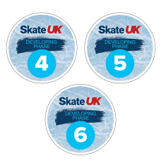 Skate UK Fundamentals Developing Phase 4-6 Pop Badge Bundle 