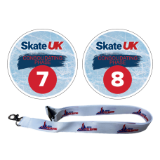 Skate UK Fundamentals Consolidating Phase 7-8 Pop Badge and Lanyard Bundle