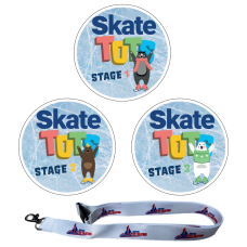 Skate UK Tots Pop Badge Level 1-3 and Lanyard Bundle 