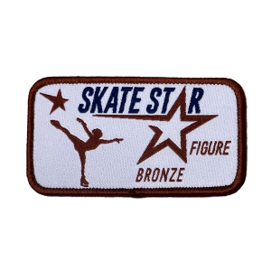 Skate UK Skate Stars Figure Cloth Badge - Bronze